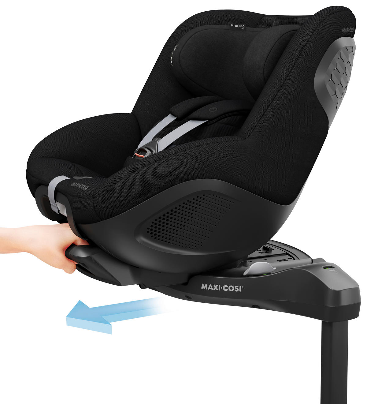 REBOARDER-KINDERSITZ Mica 360 Pro  - Schwarz, Basics, Kunststoff/Textil (44.2/67/74.5cm) - Maxi-Cosi