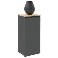 KOMMODE 45/102/41 cm  in Grau  - Eichefarben/Schwarz, Design, Holz/Holzwerkstoff (45/102/41cm) - Dieter Knoll