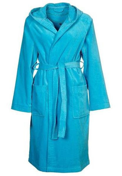 BADEMANTEL M Unisex  - Türkis, Basics, Textil (Mnull) - Vossen