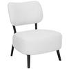 SESSEL in Cord Creme  - Creme/Schwarz, Design, Textil/Metall (62/76/65,5cm) - P & B