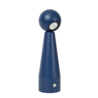 AKKU-TISCHLEUCHTE IPSOS 6/6/22 cm  - Blau, Design, Metall (6/6/22cm) - Lucide