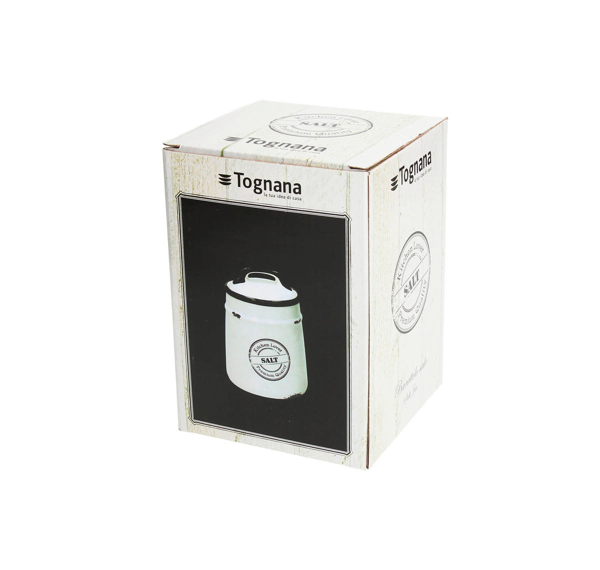 POSUDA ZA ZALIHE   DOLCE CASA URBAN CHIC  - bijela/crna, Basics, keramika (12/17.5cm) - Tognana