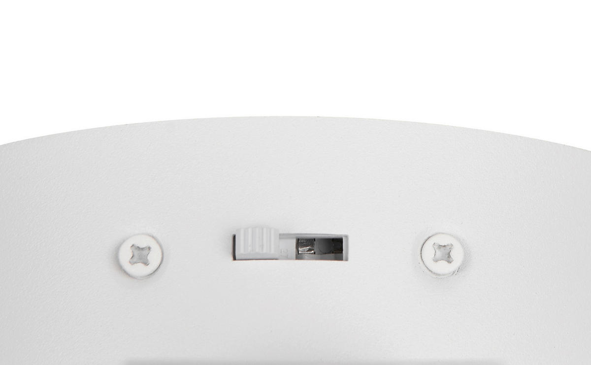 LED-WANDLEUCHTE Napoli 12/34,5 cm  - Weiß, Design, Glas/Kunststoff (12/34,5cm) - Trio Leuchten