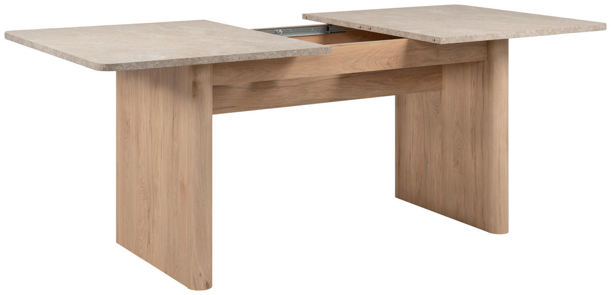 ESSTISCH in Holzwerkstoff 160-200/90/75 cm  - Sandfarben/Braun, Modern, Holzwerkstoff (160-200/90/75cm) - Livetastic