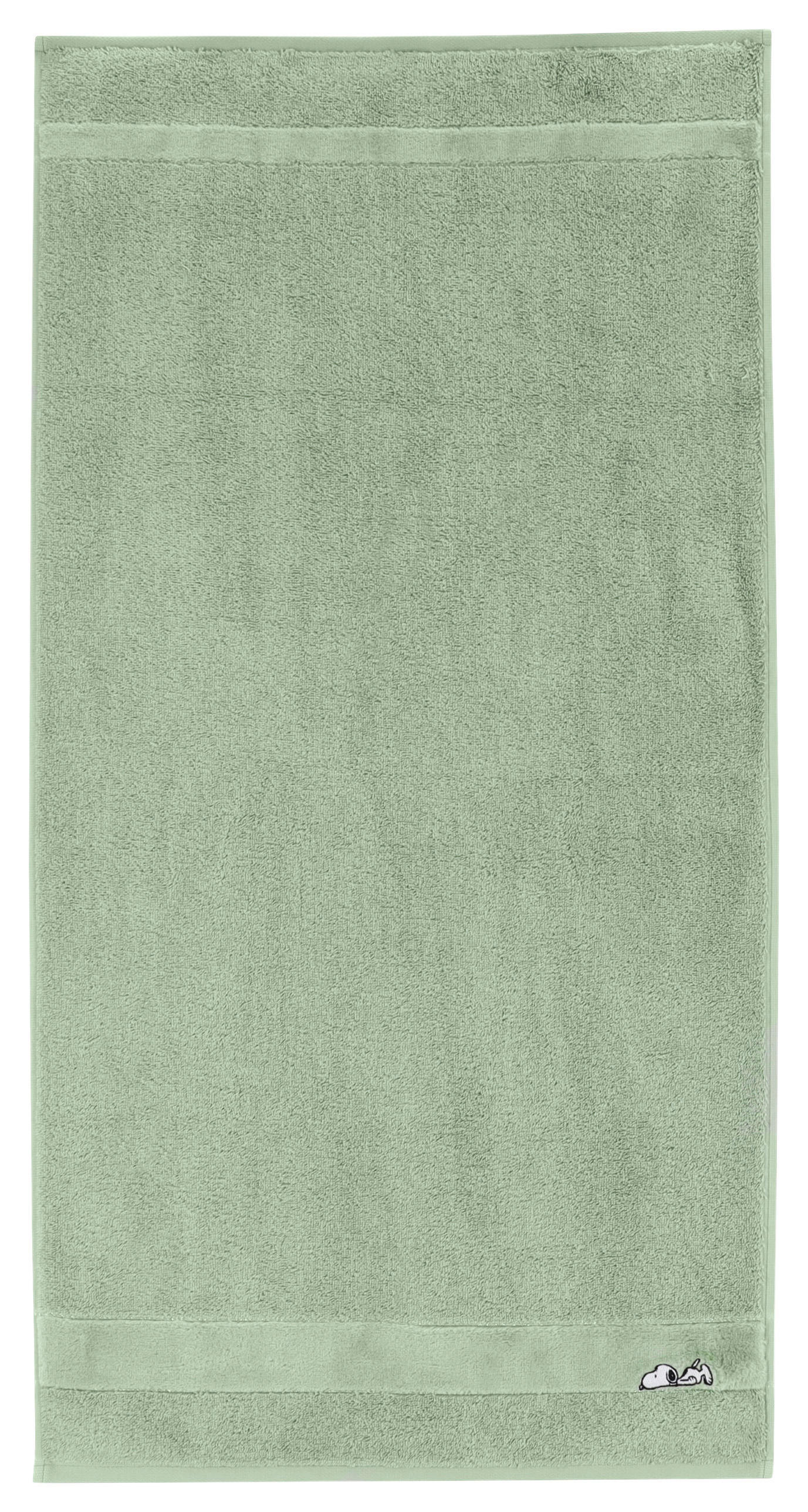 HANDTUCH Sleepy Snoopy Grün  - Grün, Design, Textil (50/100cm) - Vossen