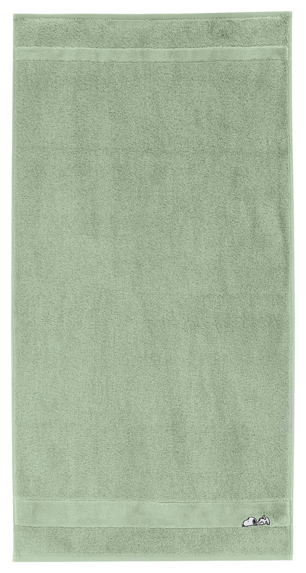 HANDTUCH Sleepy Snoopy Grün  - Grün, Design, Textil (50/100cm) - Vossen