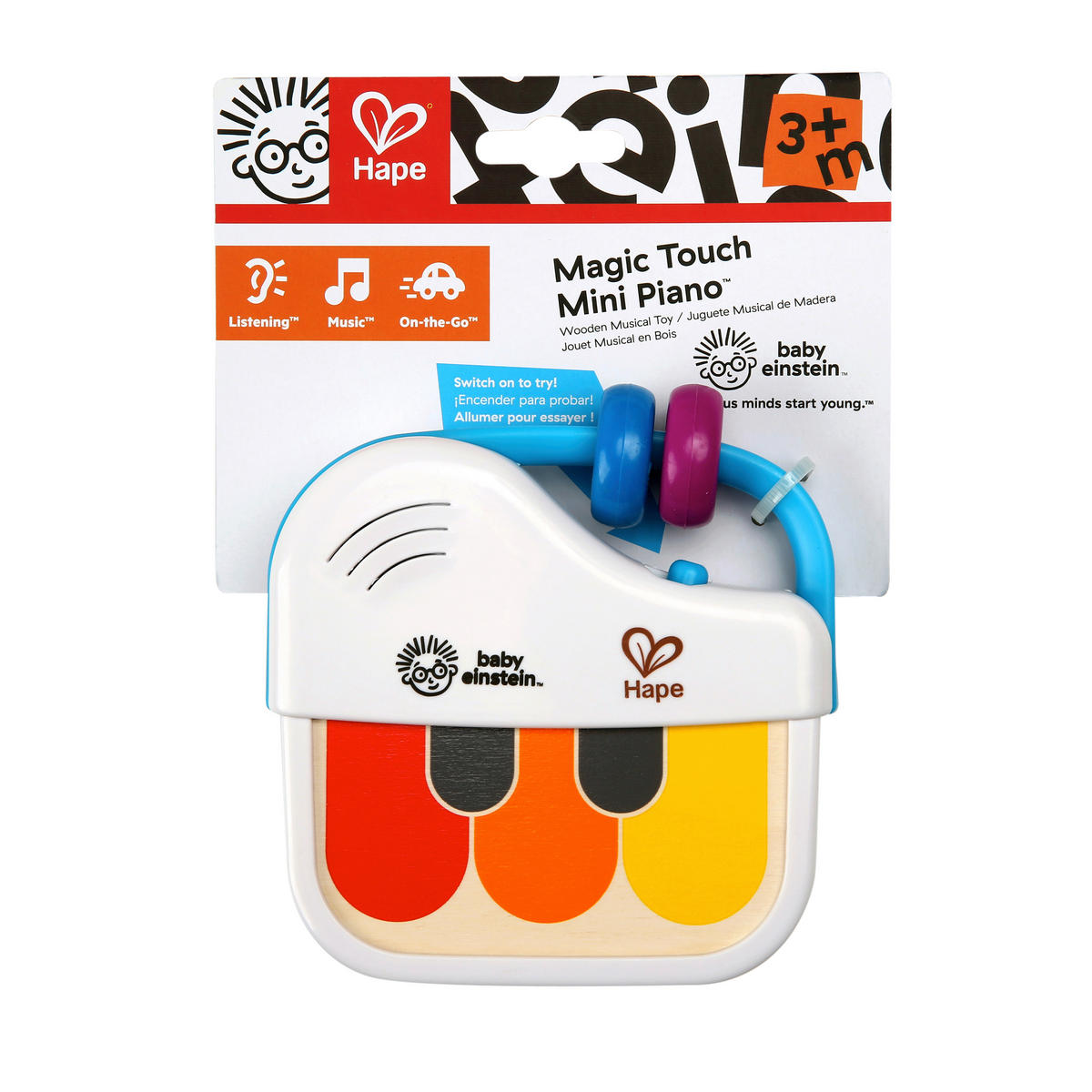 BABYKLAVIER - Basics, Holzwerkstoff/Kunststoff (11,6/11,1/3,1cm) - Hape