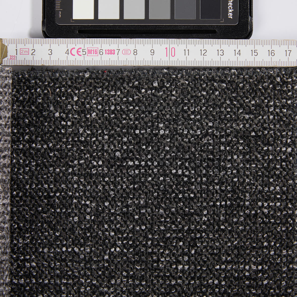 ECKSOFA in Chenille Hellgrau, Grau  187/299 cm  - Hellgrau/Schwarz, Design, Textil/Metall (187/299cm) - Schöner Wohnen