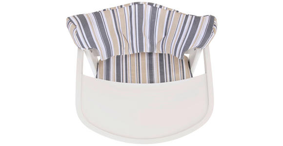 HOCHSTUHLEINLAGE LUNCH  - Beige/Weiß, Basics, Textil (25/50cm) - My Baby Lou