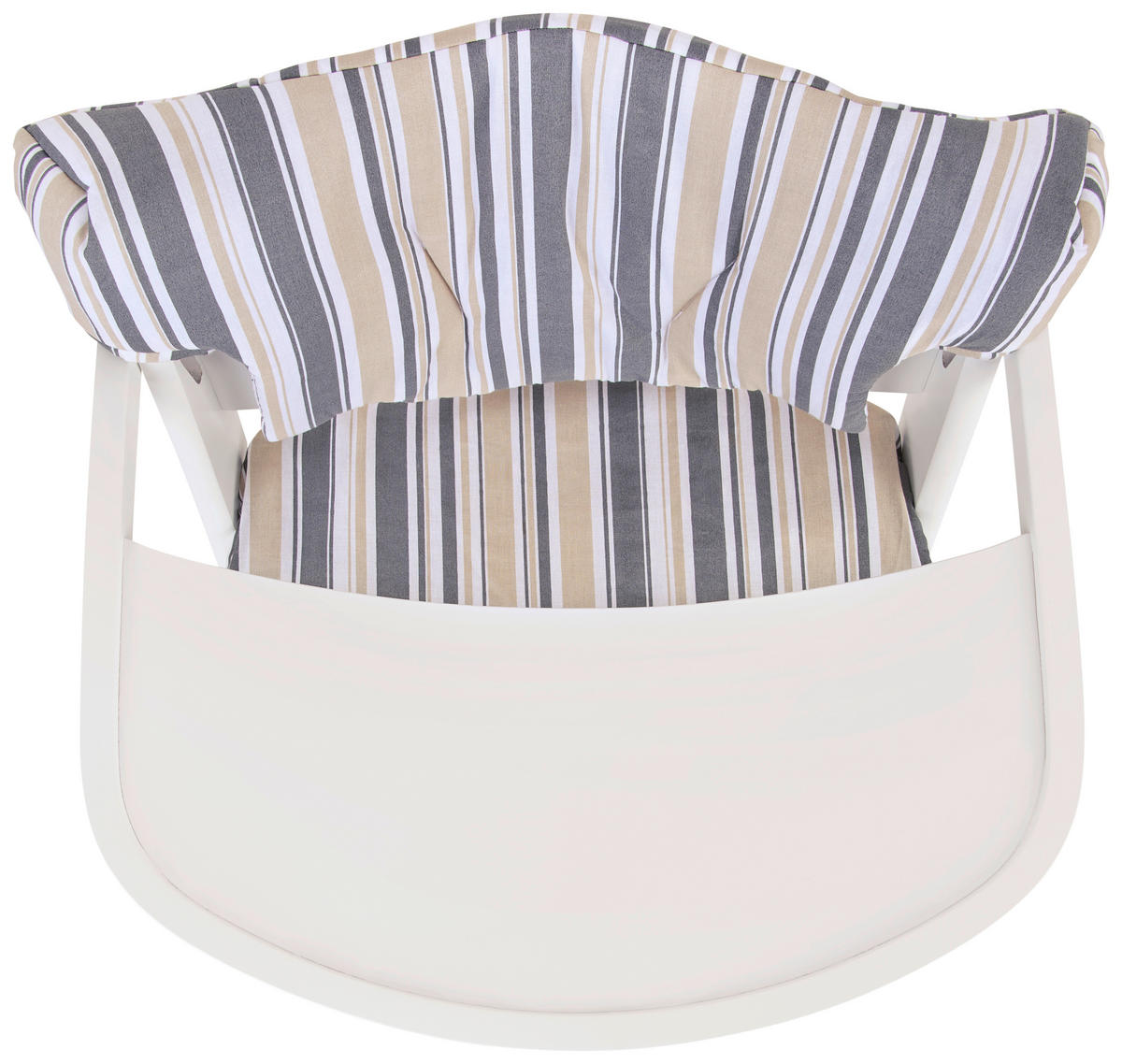 HOCHSTUHLEINLAGE LUNCH  - Beige/Weiß, Basics, Textil (25/50cm) - My Baby Lou