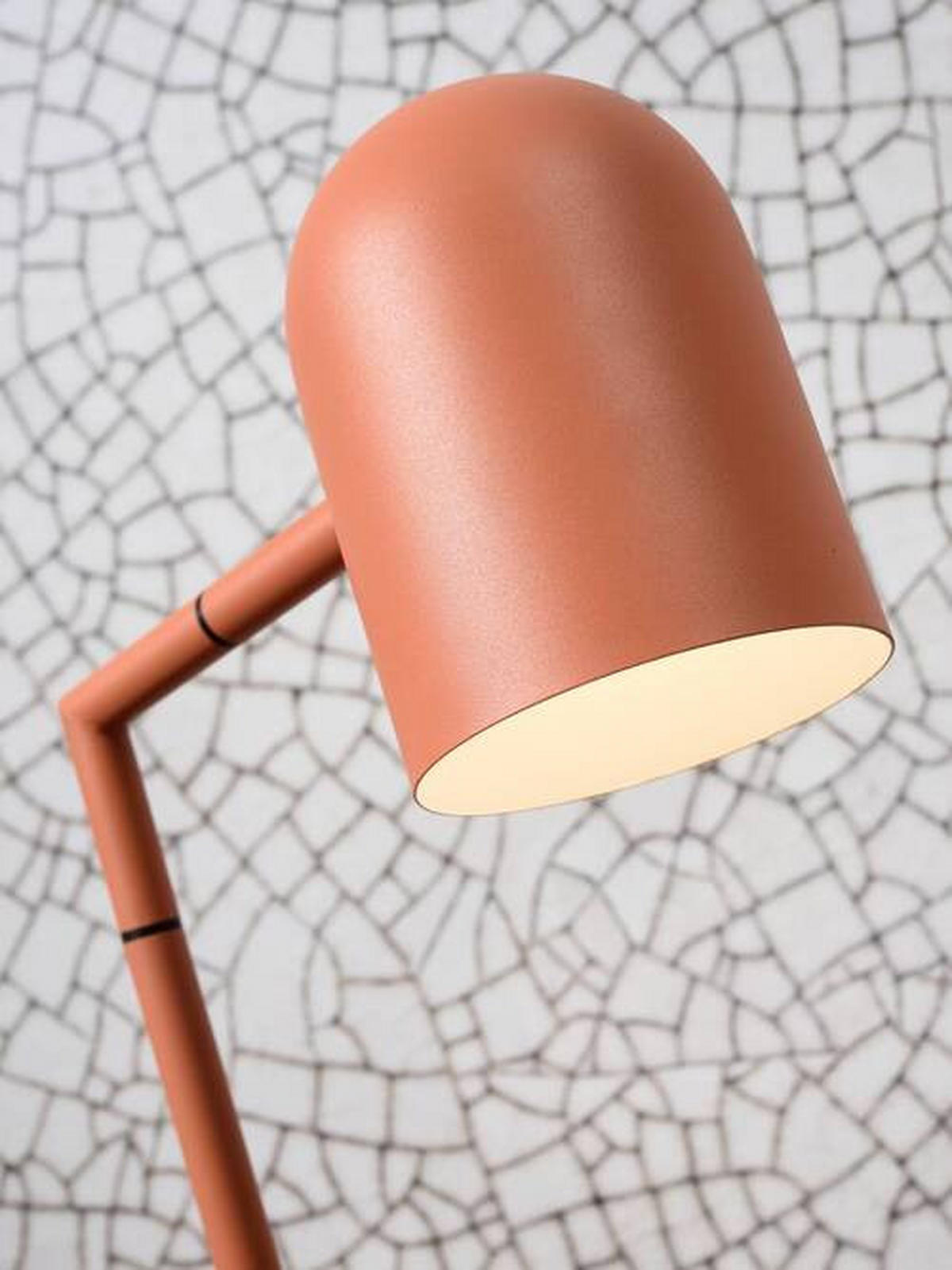 STEHLEUCHTE - Terracotta, Design, Metall (17/141/17cm) - It's about Romi