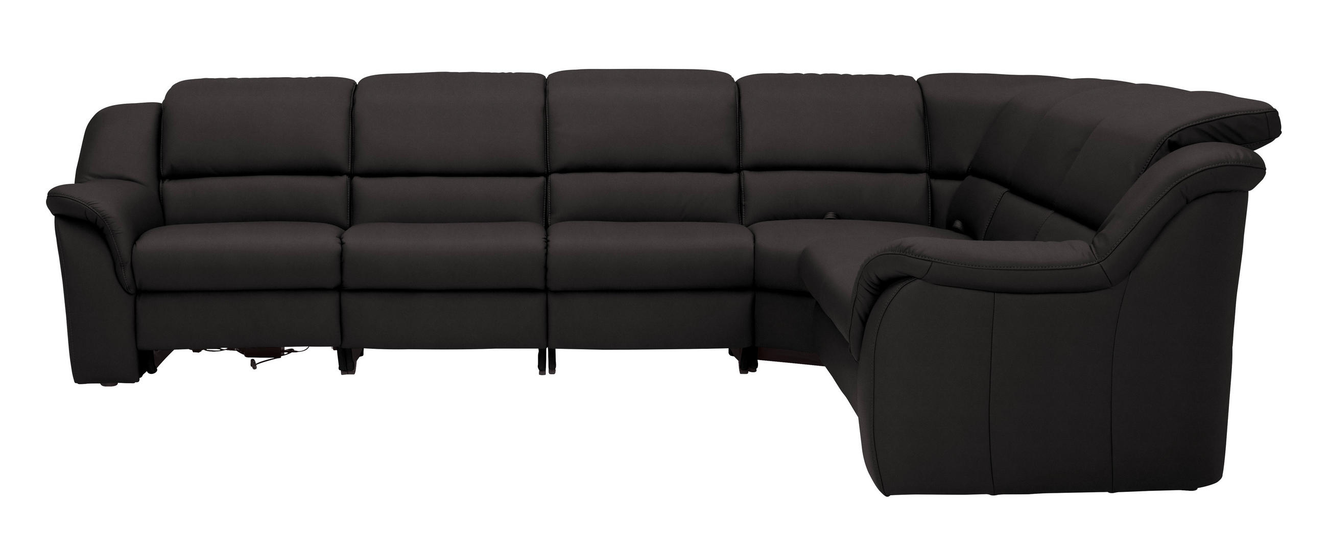 ECKSOFA  in Echtleder Dunkelbraun  324/260 cm  - Chromfarben/Dunkelbraun, KONVENTIONELL, Leder/Kunststoff (324/260cm) - Cantus