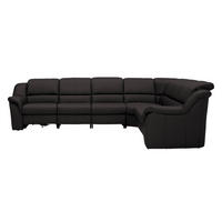 ECKSOFA  in Echtleder Dunkelbraun  324/260 cm  - Chromfarben/Dunkelbraun, KONVENTIONELL, Leder/Kunststoff (324/260cm) - Cantus