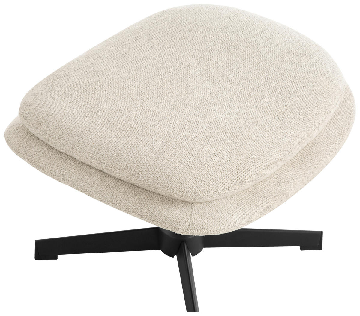 RELAXSESSELSET Leinenoptik    - Beige/Schwarz, Design, Holz/Textil (76/101/82cm) - Stylife