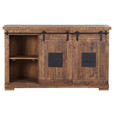 SIDEBOARD  in 145/85/45 cm  - Schwarz/Naturfarben, KONVENTIONELL, Holz/Holzwerkstoff (145/85/45cm) - Landscape