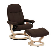 RELAXSESSELSET in Holz, Leder Braun, Naturfarben - Naturfarben/Braun, Natur, Leder/Holz (72/94/70cm) - Stressless