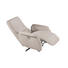 RELAXSESSEL Echtleder - Chromfarben/Champagner, Design, Leder/Metall (80/109/88cm) - Beldomo Premium