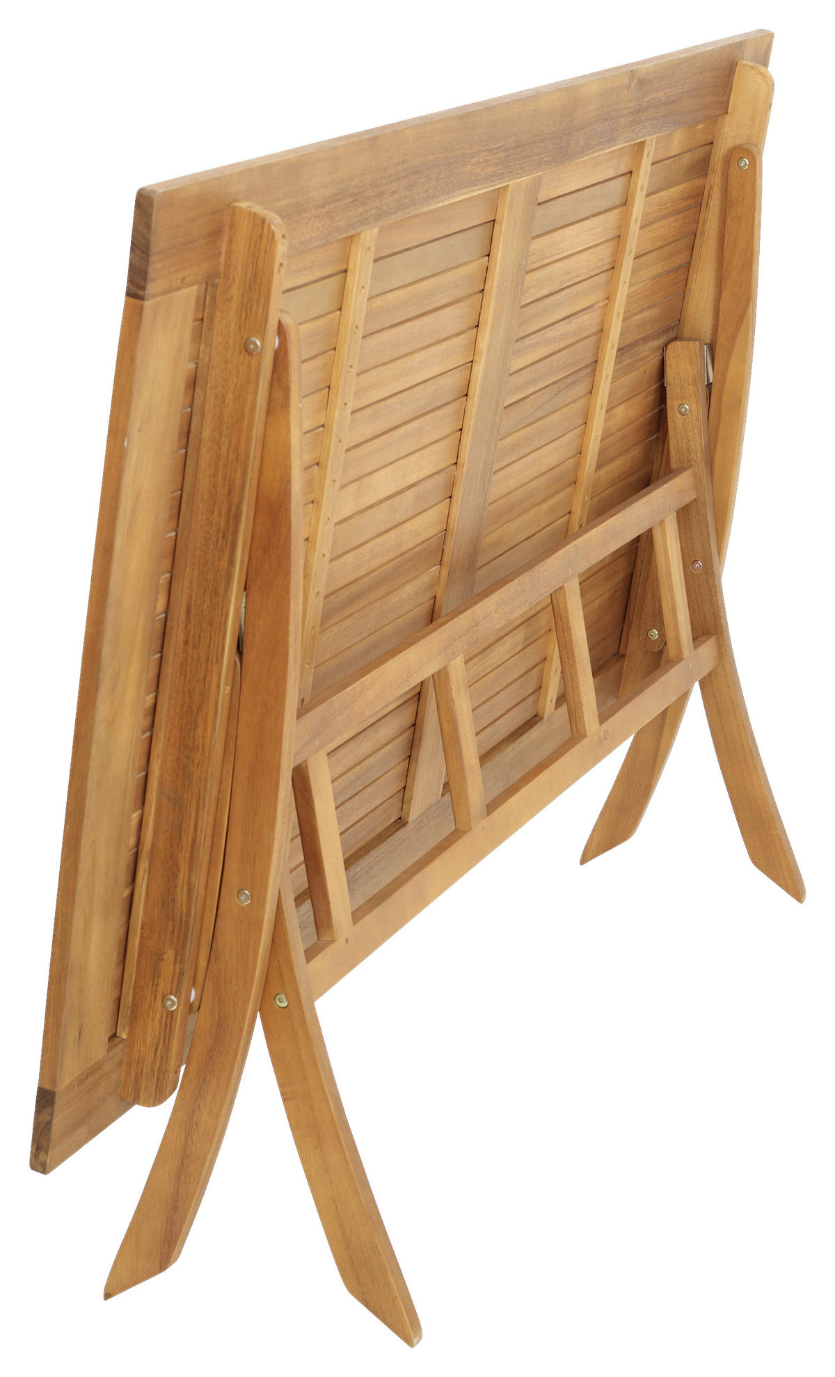 GARTENKLAPPTISCH Holz rechteckig  - Naturfarben, KONVENTIONELL, Holz (160/73/90cm) - Gardenson