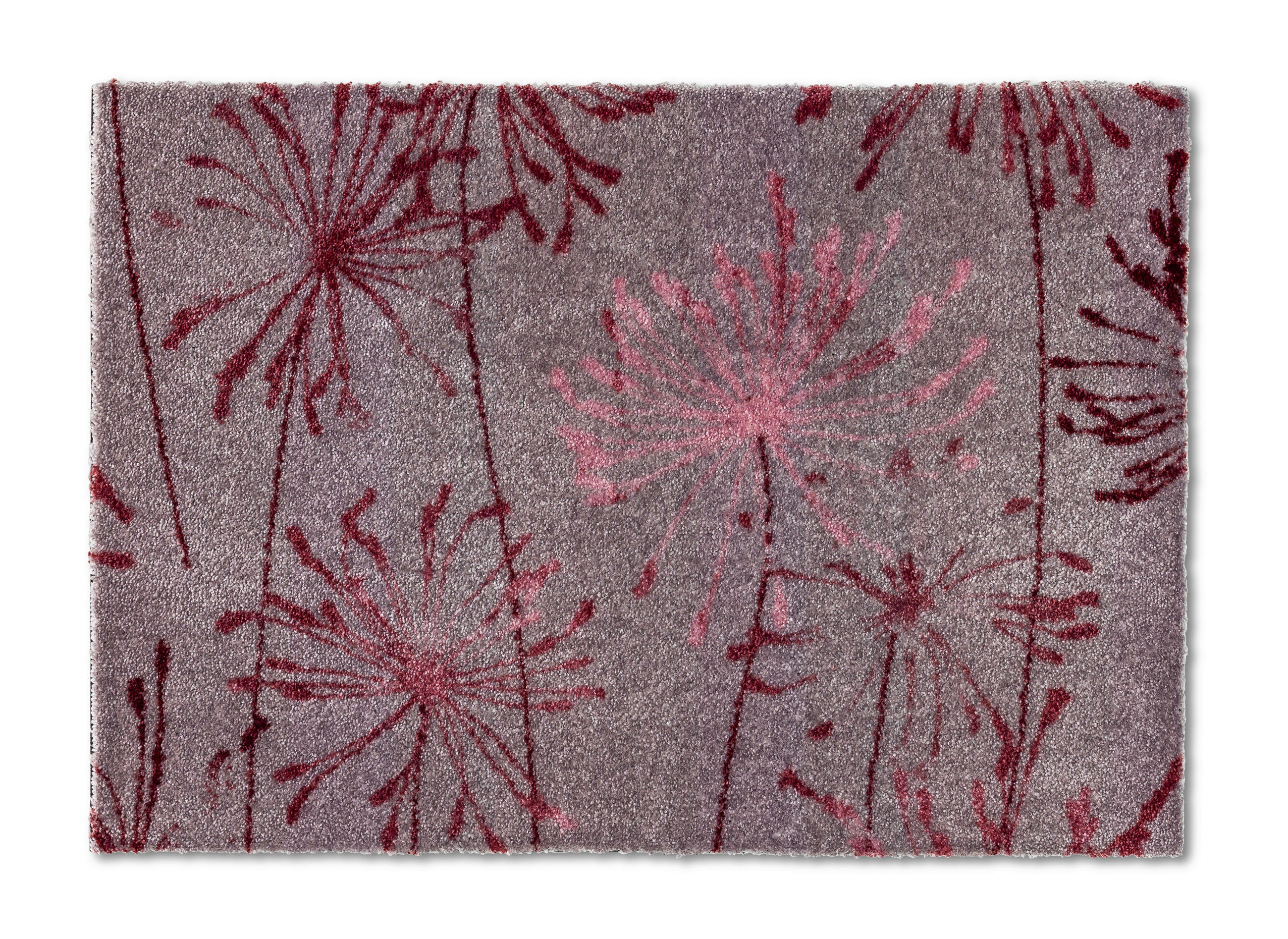FUßMATTE  50/70 cm  Grau, Rosa, Pink  - Pink/Rosa, KONVENTIONELL, Textil (50/70cm) - Schöner Wohnen