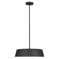 HÄNGELEUCHTE Asher 48.5/33 cm  - Schwarz, Basics, Glas/Metall (48.5/33cm) - Elstead Lighting
