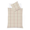 BETTWÄSCHE Lech Flanell 135/200 cm  - Rot/Naturfarben, Design, Textil (135/200cm) - Fleuresse