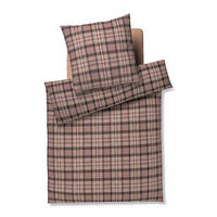WENDEBETTWÄSCHE 2-teilig Soft Frames Flanell 155/220 cm  - Braun, Design, Textil (155/220cm) - Joop!