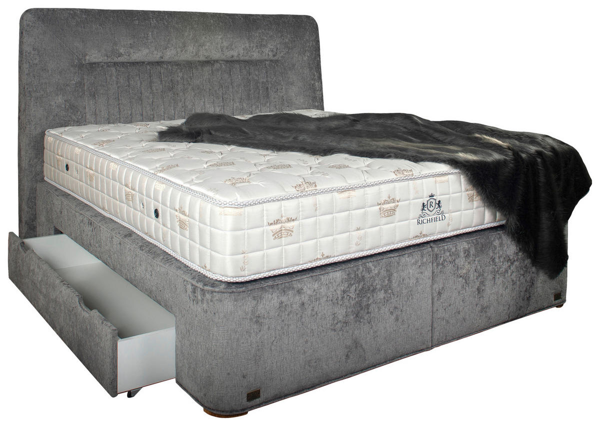 Pat Tapițat,  - Modern, material pe bază de lemn (180/200cm) - Esposa