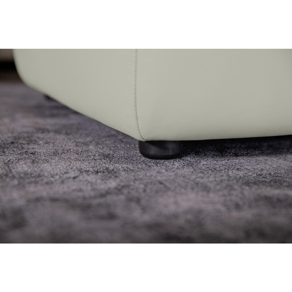 Thumbnail - Chilliano Ecksofa around the block, Weiß, Leder, Echtleder, Longlife-Leder, Uni, Füllung: Schaumstoff, Polyurethan (Pur)...