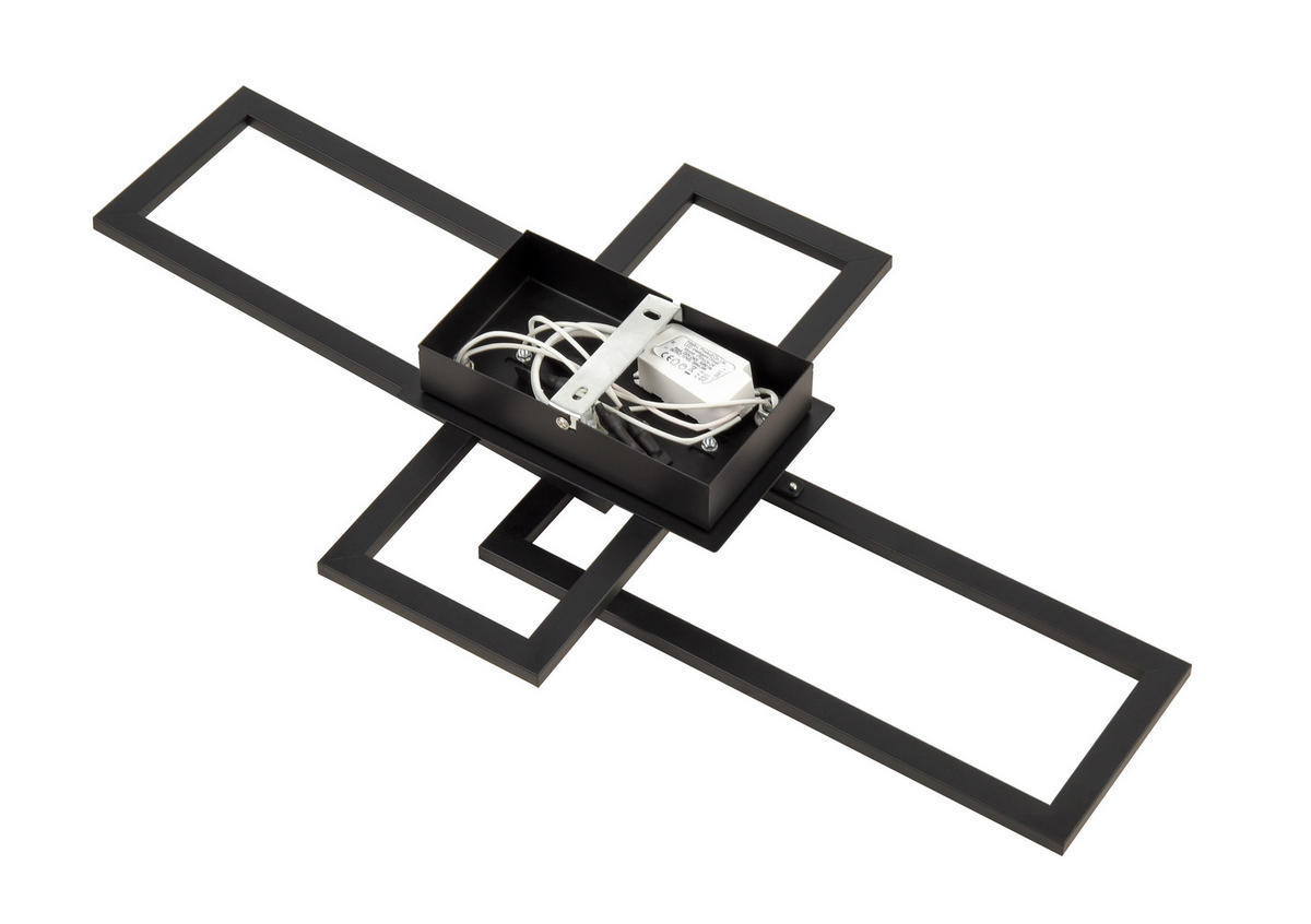 LED SVJETILJKA STROPNA  - crna, Basics, plastika (65/34,8/7,3cm) - Novel