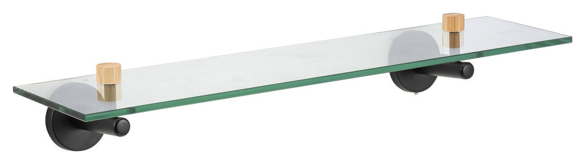 REGAL Schwarz  - Schwarz, KONVENTIONELL, Metall (50/7,2/12,4cm) - Spirella