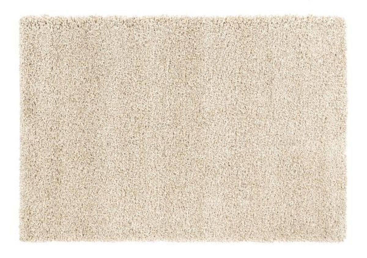 HOCHFLORTEPPICH 65/130 cm Fashion Shaggy Beige rechteckig  - Beige, Basics, Textil (65/130cm) - Novel