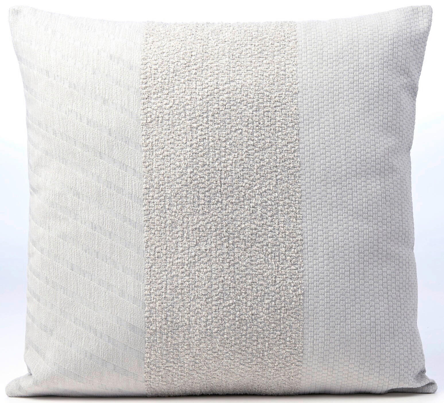 DEKORAČNÍ POLŠTÁŘ 50/50 cm - světle šedá, Basics, textil (50/50cm) - Novel