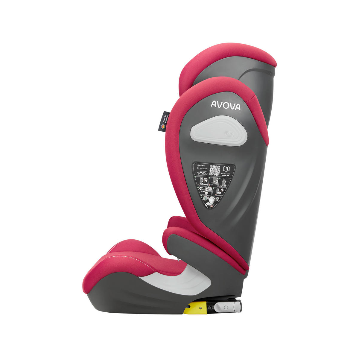 KINDERAUTOSITZ Sora Fix  - Pink, Basics, Kunststoff/Textil (52/41,5/63 - 83cm) - AVOVA