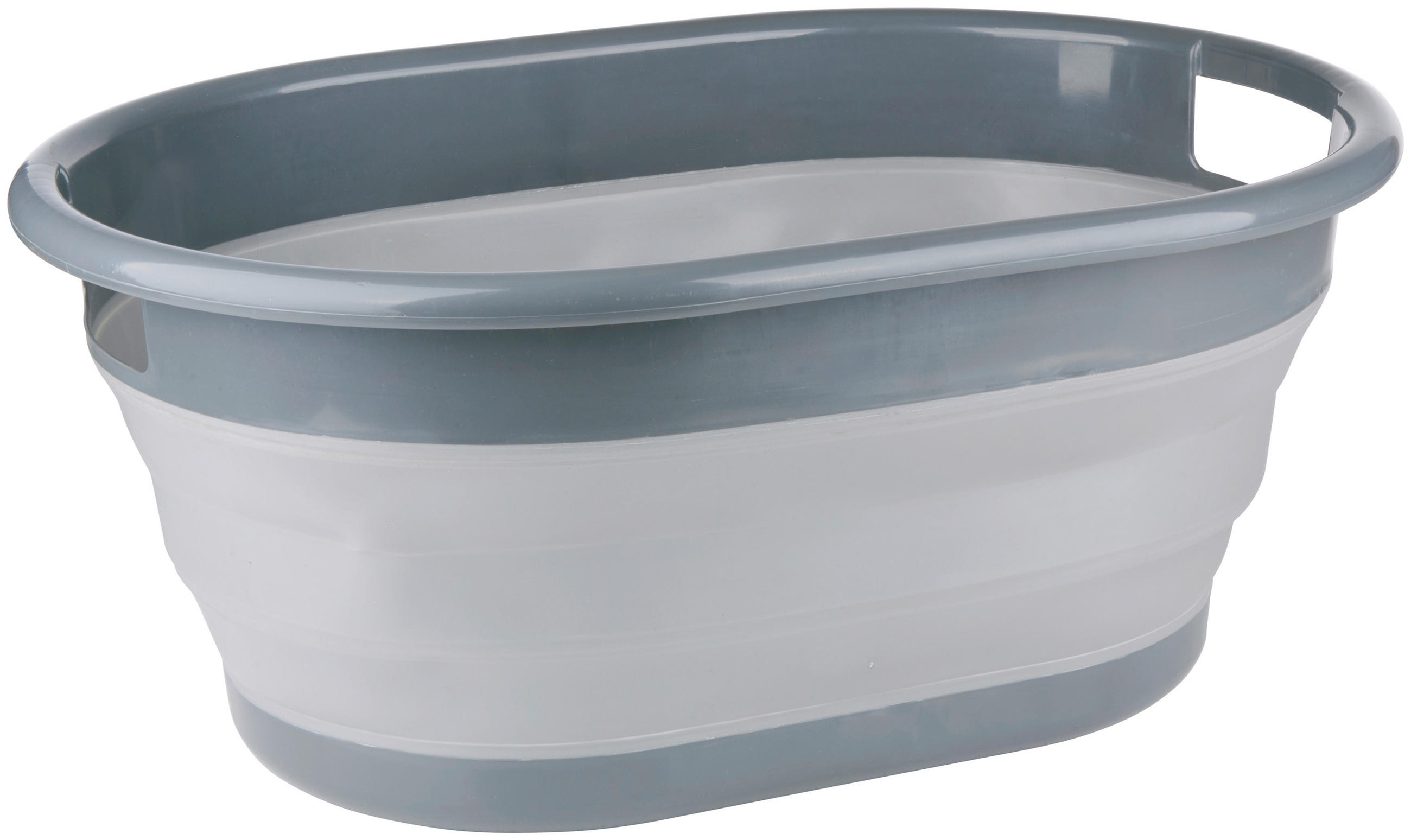 WÄSCHEKORB - Grau, Basics, Kunststoff (61,5/44/17,5cm) - Alpina 6287