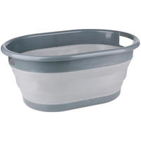 WÄSCHEKORB - Grau, Basics, Kunststoff (61,5/44/17,5cm) - Alpina 6287