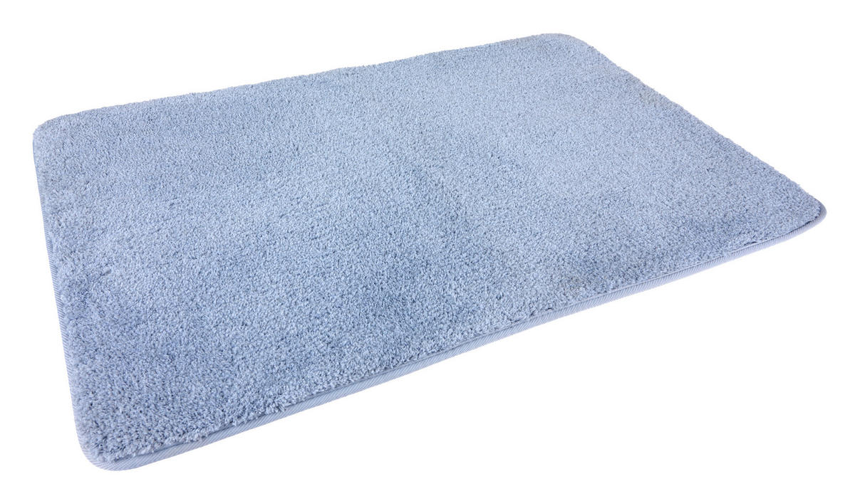 BADEMATTE Silberfarben 50/80 cm  - Silberfarben, Basics, Textil (50/80cm) - Boxxx