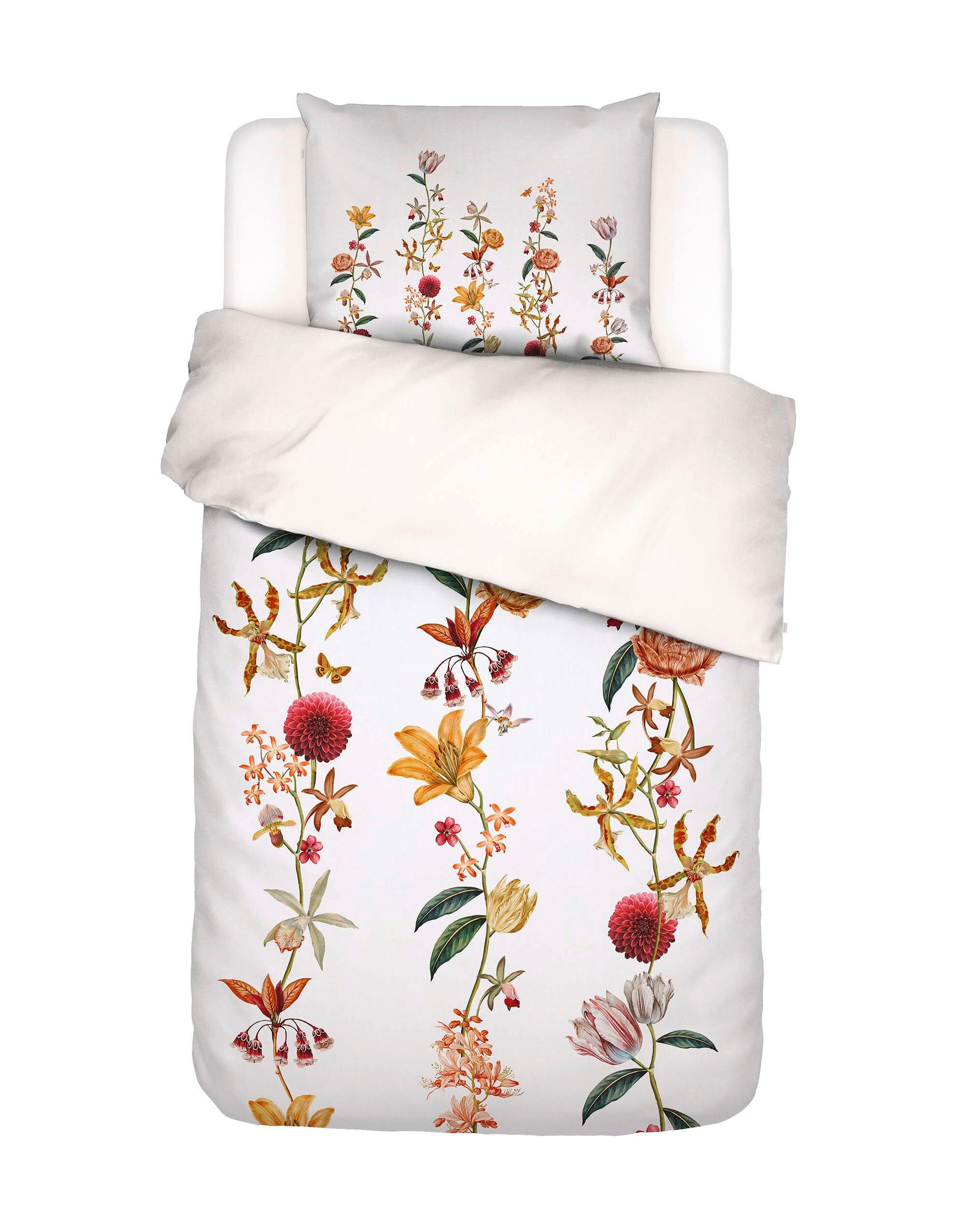 BETTWÄSCHE FEDA Satin  - Weiß, Basics, Textil (135/200cm) - Essenza