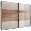 SCHWEBETÜRENSCHRANK 250/217/67 cm 2-türig Champagner  - Chromfarben/Champagner, KONVENTIONELL, Holzwerkstoff (250/217/67cm) - Voleo
