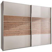 SCHWEBETÜRENSCHRANK in Champagner  - Chromfarben/Champagner, Konventionell, Holzwerkstoff (300/236/67cm) - Voleo