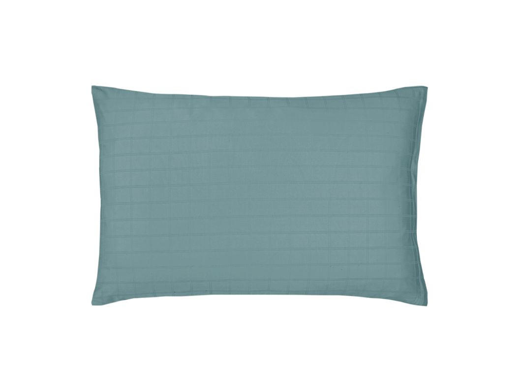 KOPFKISSENBEZUG Karo 50/70 cm  - Mintgrün, Basics, Textil (50/70cm)