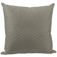 OUTDOOR-KISSEN Raute  - Schwarz, Basics, Textil (55/55cm) - Stern