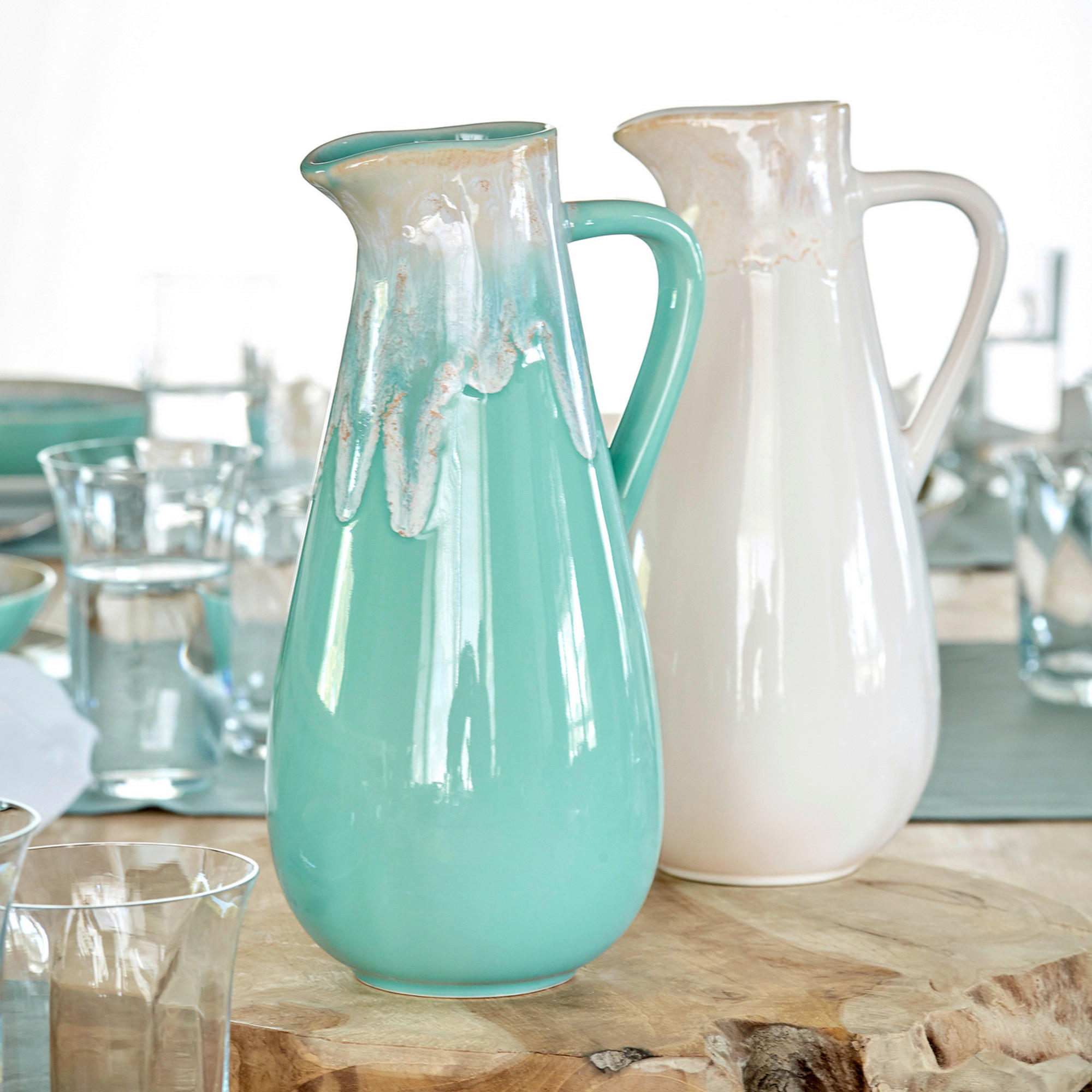 KRUG    - Türkis, Basics, Keramik (15/28/15cm) - Costa Nova