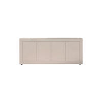 SIDEBOARD  in 207/86/43 cm  - Kaschmir/Schwarz, Design, Holzwerkstoff/Kunststoff (207/86/43cm) - MID.YOU