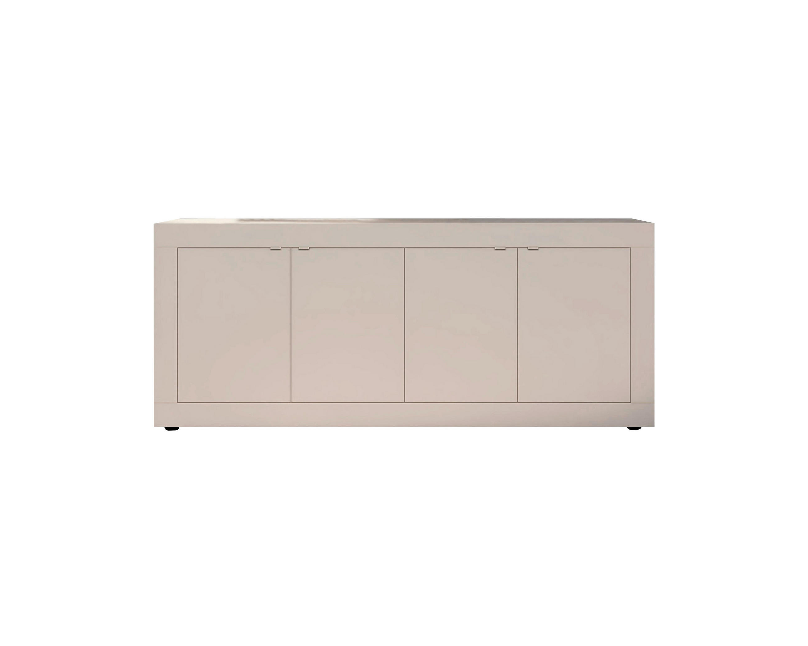 MID.YOU ŠIROKÁ KOMODA, kašmírová, 207/86/43 cm