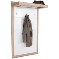 GARDEROBNI PANEL - barve hrasta/bela, Konvencionalno, leseni material (94,9/147,7/34cm) - Xora