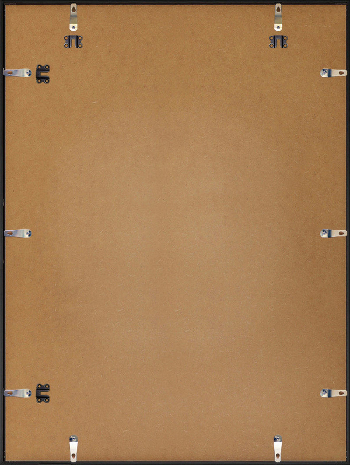 BILDERRAHMEN - Schwarz, Basics, Papier/Holzwerkstoff (60/80/1,8cm)