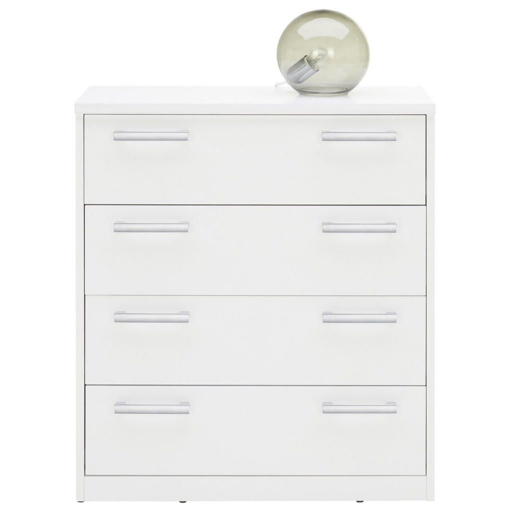 Thumbnail - Xora Kommode, Weiß, Kunststoff, 4 Schubladen, 72x84x36 cm, Typenauswahl, Wohnzimmer, Kommoden & Sideboards, Kommoden