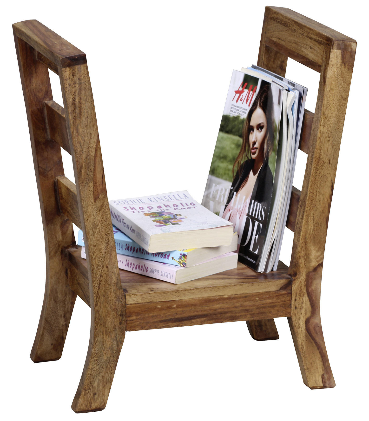 ZEITUNGSSTÄNDER Holz Sheeshamfarben - Sheeshamfarben, MODERN, Holz (44/51,5/28cm) - MID.YOU