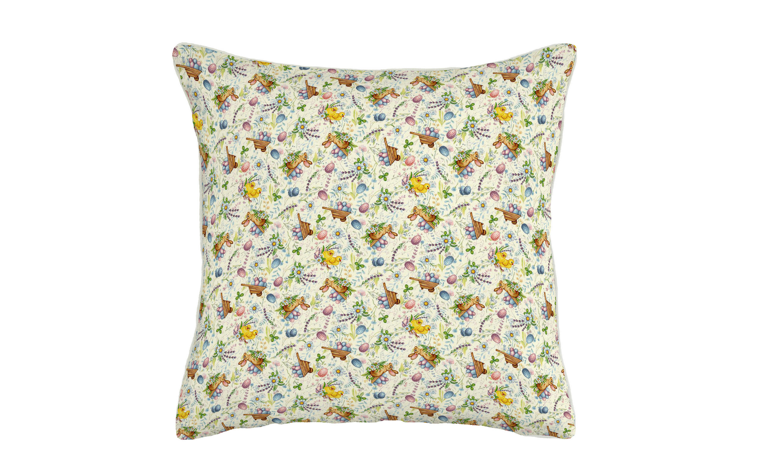 DEKORATIVNA JASTUČNICA 43/43 cm    PASTEL NEST  - višebojna, Osnovno, tekstil (43/43cm) - Novel