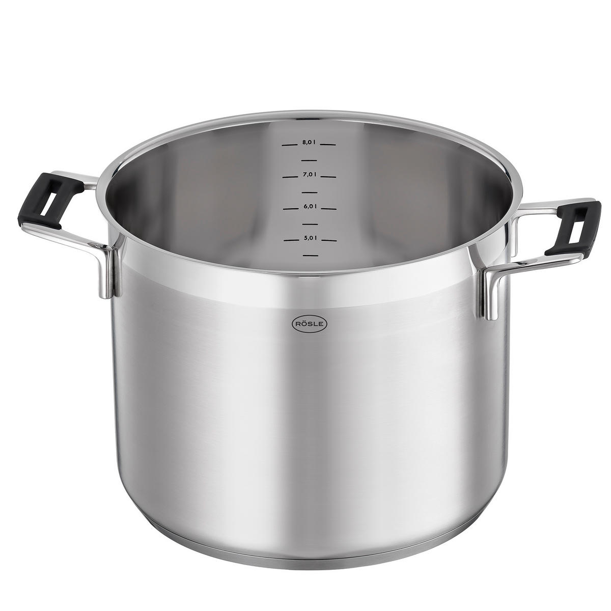 HRNEC, nerezová ocel, 27 cm  - průhledné/barvy nerez oceli, Basics, kov (27cm) - Rösle